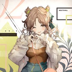 This is a pixiv picture whose title is おでかけスタイルなノクチル🛍② 市川雛菜.