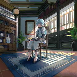 This is a pixiv picture whose title is 妖魔退治.