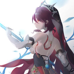 This is a pixiv picture whose title is 原神罗莎莉亚.