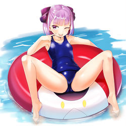 This is a pixiv picture whose title is 【委託】エレナ･ブラヴァツキースク水.
