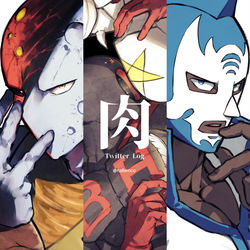 This is a pixiv picture whose title is 肉腐などlog.