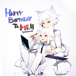 This is a pixiv picture whose title is 【EJAMI】29歲生日快樂!.