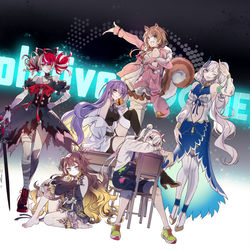 This is a pixiv picture whose title is HoloID 1st Anniversary.