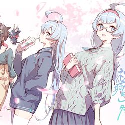 This is a pixiv picture whose title is 御城プロジェクト:RE　5周年応援イラスト.