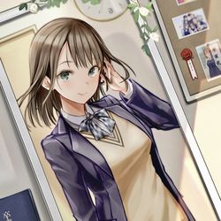 This is a pixiv picture whose title is 新学期.