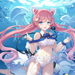 This is a pixiv picture whose title is 海月2.