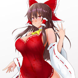 This is a pixiv picture whose title is 霊夢さん.