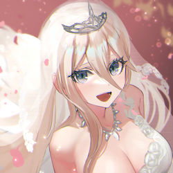 This is a pixiv picture whose title is ウェディング入間ちゃん.