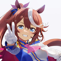 This is a pixiv picture whose title is トウカイテイオー.