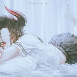 This is a pixiv picture whose title is biackiss.