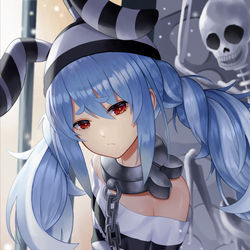 This is a pixiv picture whose title is 兎田ぺこら.