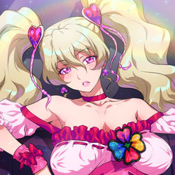 This is a pixiv picture whose title is キュアピーチ♥ダウナー.