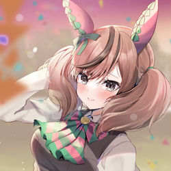 This is a pixiv picture whose title is ネイチャ幸せにしたい.