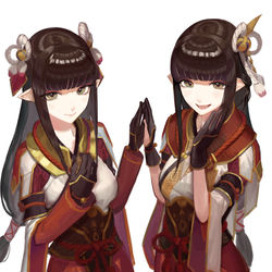 This is a pixiv picture whose title is 受付嬢.