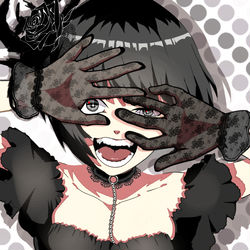 This is a pixiv picture whose title is ギラギラ.