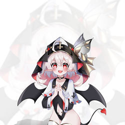 This is a pixiv picture whose title is 修女魅魔.