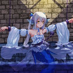 This is a pixiv picture whose title is 人鱼.