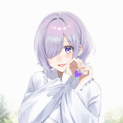 This is a pixiv picture whose title is 💜.