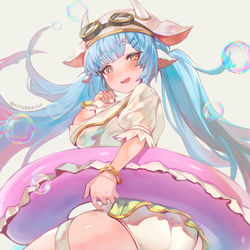 This is a pixiv picture whose title is シャトラちゃん水着.