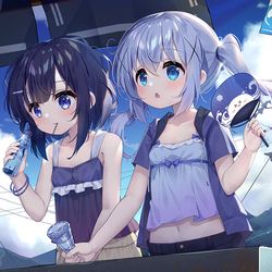This is a pixiv picture whose title is 夏のアイスクリーム屋.
