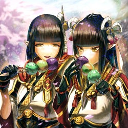 This is a pixiv picture whose title is カムラの里のとある日常.