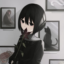 This is a pixiv picture whose title is 化物.
