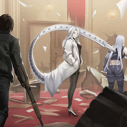 This is a pixiv picture whose title is Stand Still.