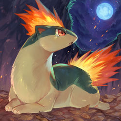 This is a pixiv picture whose title is マグマラシのジレンマ.