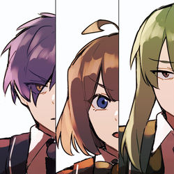 This is a pixiv picture whose title is Battle！！.