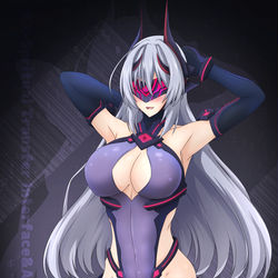 This is a pixiv picture whose title is 洗脳エクスティア.