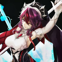 This is a pixiv picture whose title is Rosaria🥀.