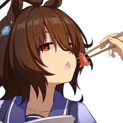This is a pixiv picture whose title is 君が食べさせてくれ.
