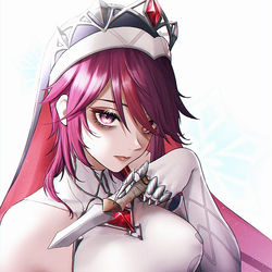 This is a pixiv picture whose title is ロサリア.