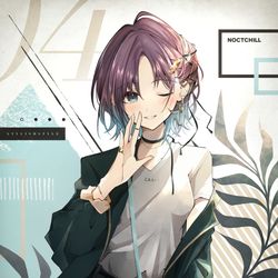 This is a pixiv picture whose title is おでかけスタイルなノクチル🛍④ 浅倉透.