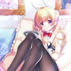 This is a pixiv picture whose title is 千聖バニー.
