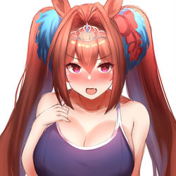 This is a pixiv picture whose title is 水着ダイワスカーレット.