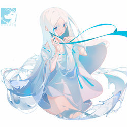 This is a pixiv picture whose title is 虚飾の魔女.