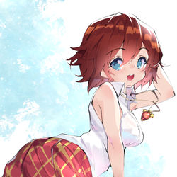 This is a pixiv picture whose title is 鋼鉄のガールフレンド.