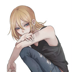 This is a pixiv picture whose title is ヒモにしてくれ.