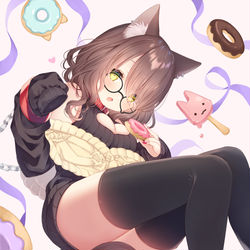 This is a pixiv picture whose title is がぶがぶ🐺.