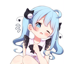 This is a pixiv picture whose title is :).