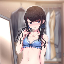 This is a pixiv picture whose title is 「ちょっとお兄っ…先輩！！」.