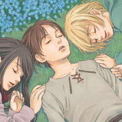 This is a pixiv picture whose title is わすれなぐさ.