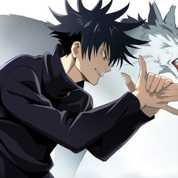 This is a pixiv picture whose title is 玉犬.