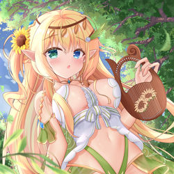 This is a pixiv picture whose title is では一曲♪.