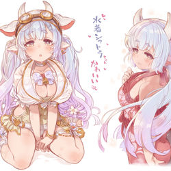 This is a pixiv picture whose title is 水着シャトラちゃん可愛い.