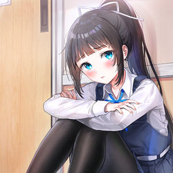 This is a pixiv picture whose title is タイツ…好き…？.