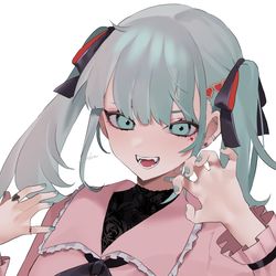 This is a pixiv picture whose title is ヴァンパイアミク.