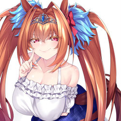 This is a pixiv picture whose title is ダイワスカーレットちゃん！.