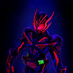 This is a pixiv picture whose title is 仮面ライダーエデン.